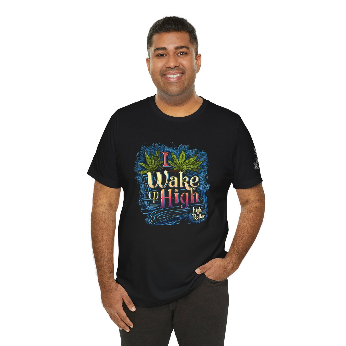 Wake Up High™ | Premium Cannabis Art Tee - Limited Edition | High Roller