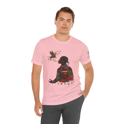 High Roller ANSO Freedom Eagle Cannabis T-Shirt - Premium 420 Artistic Double Exposure Urban Culture Liberation Apparel