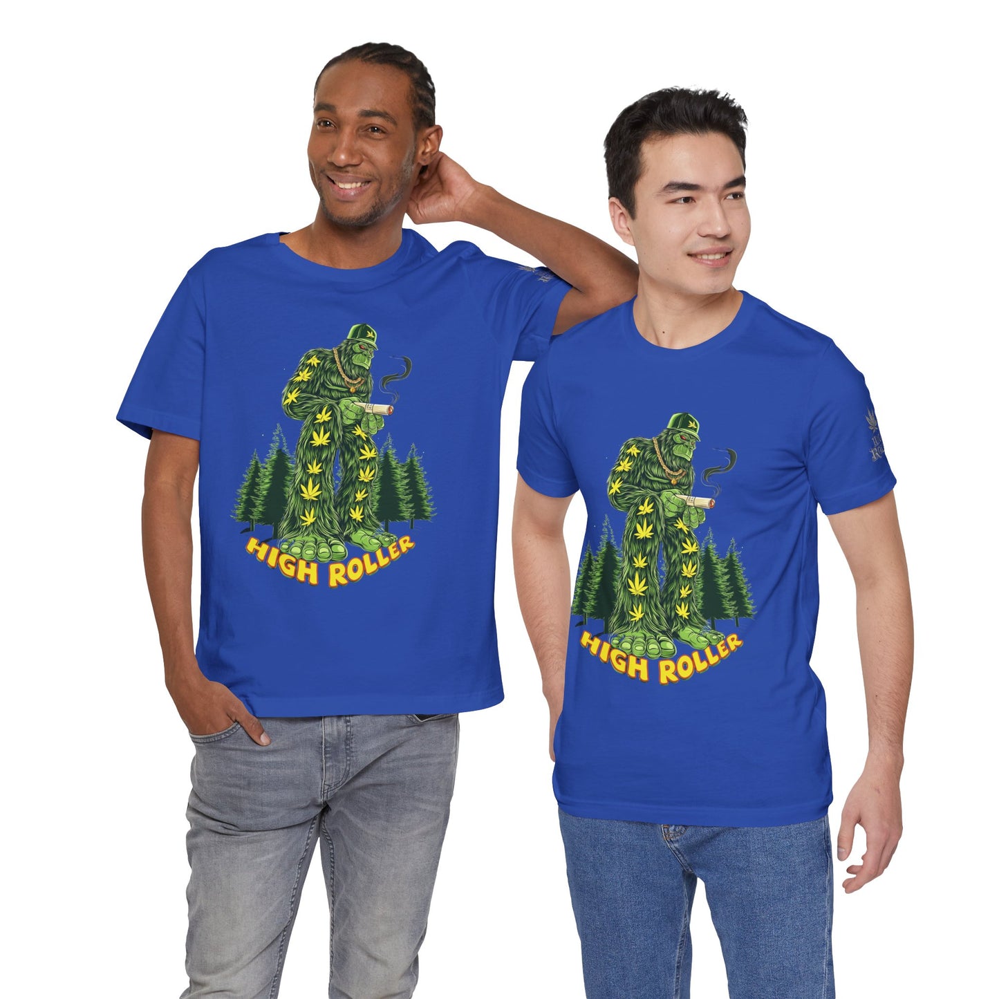 Cannabis Sasquatch Forest King T-Shirt - Premium Bigfoot 420 Lifestyle Apparel"