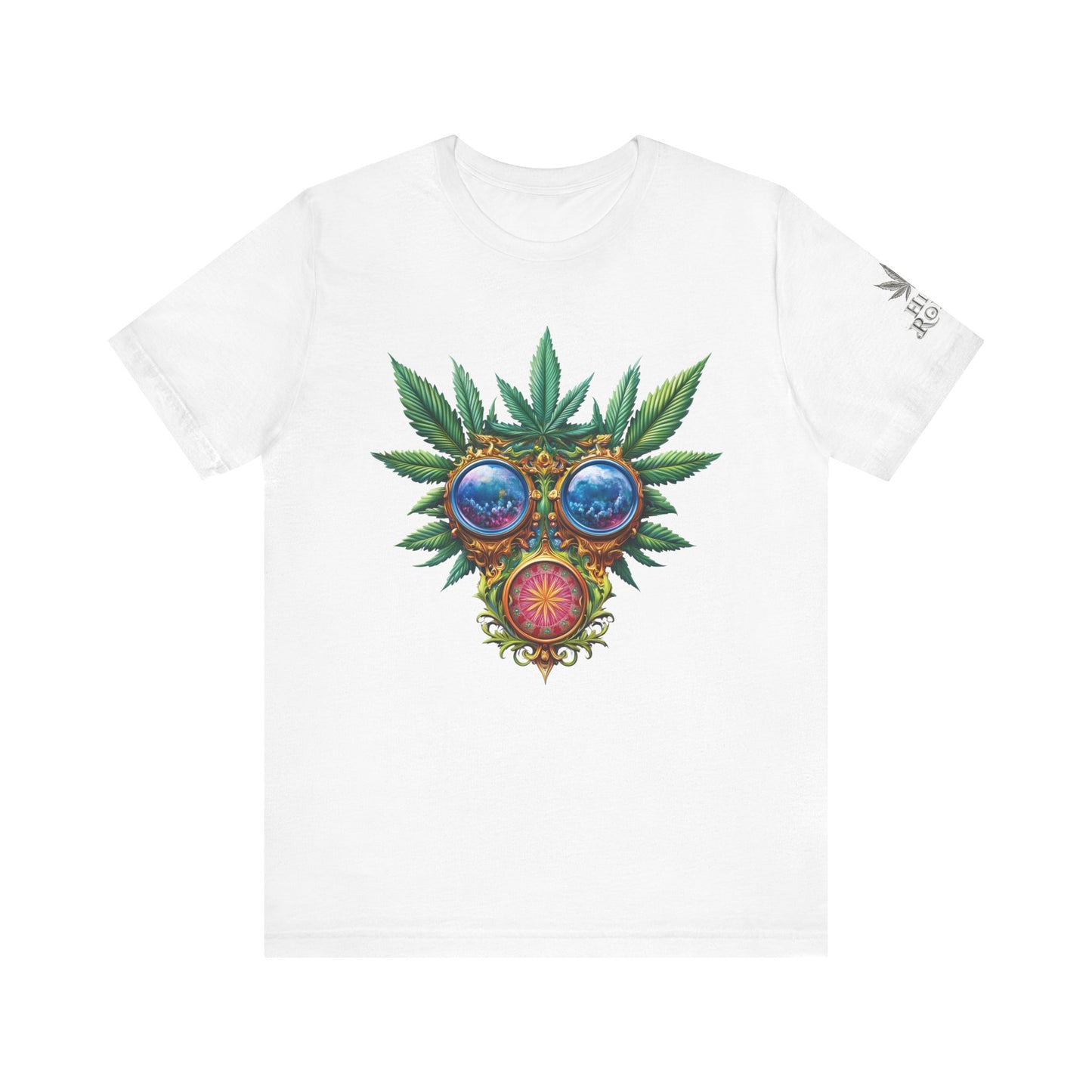 Third Eye Vision T-Shirt - Premium Airlume Cotton Cannabis Kaleidoscope Art Tee