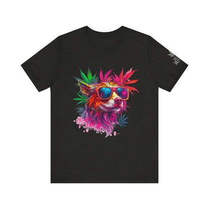PSYCHEDELIC CANNABIS DOG™ | PREMIUM TRIPPY ART TEE