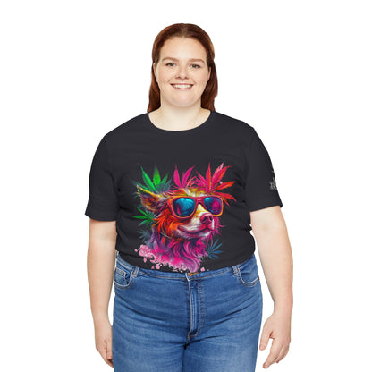 PSYCHEDELIC CANNABIS DOG™ | PREMIUM TRIPPY ART TEE