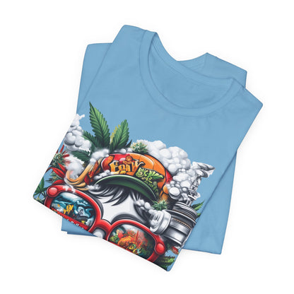 Vision Quest T-Shirt - Premium Airlume Cotton Cannabis Goddess Psychedelic Art Tee