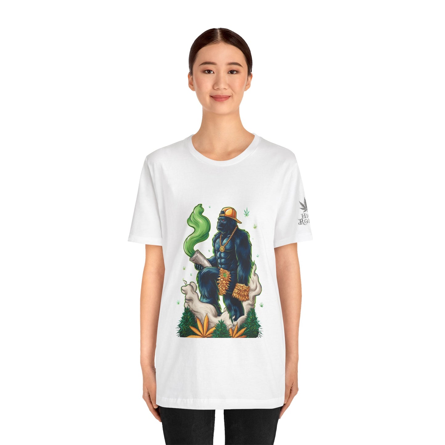 Bigfoot Cannabis Scholar T-Shirt - Premium Sasquatch 420 Lifestyle Apparel