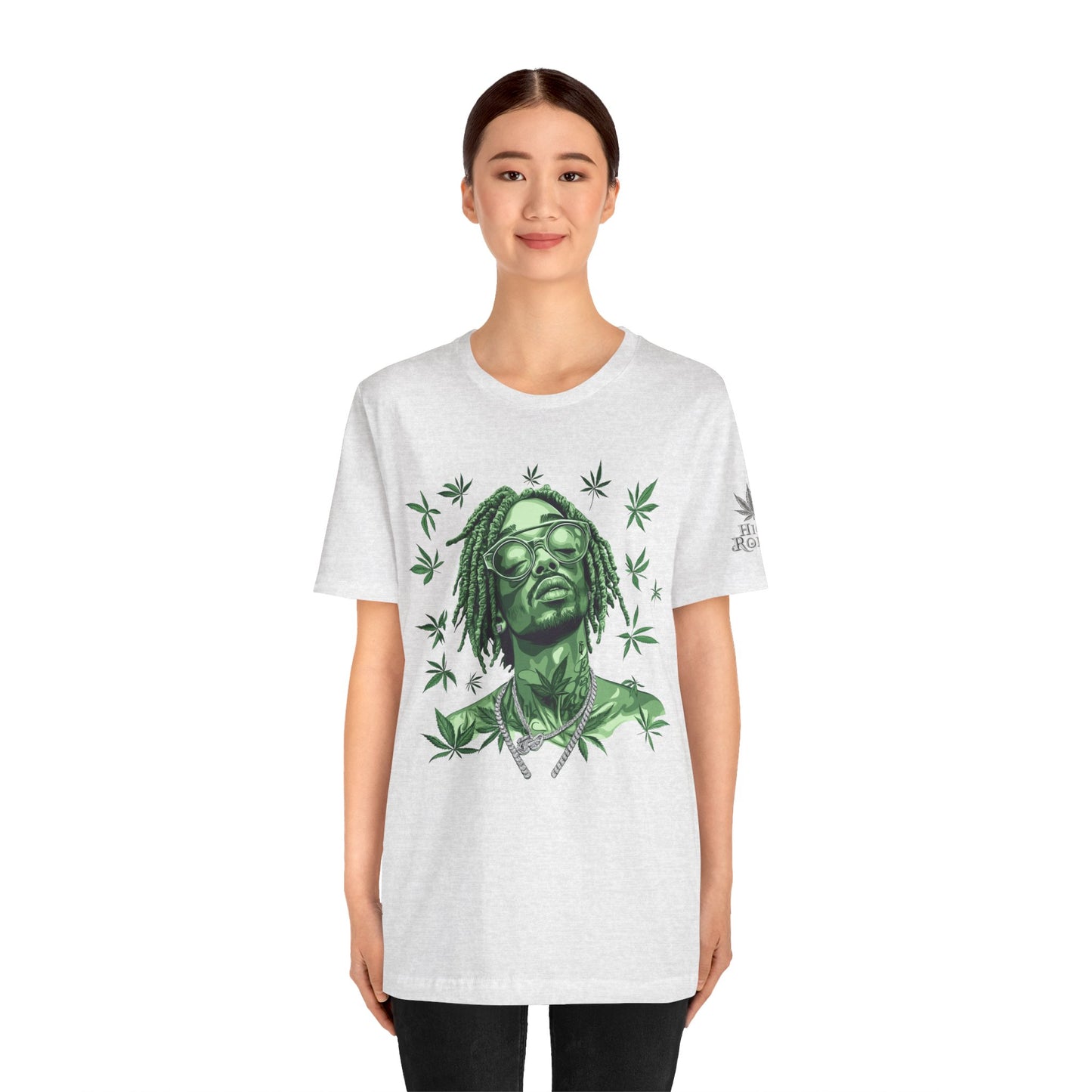 Elevated Vision Green Dream Tee - Premium Airlume Cotton Cannabis Culture Art