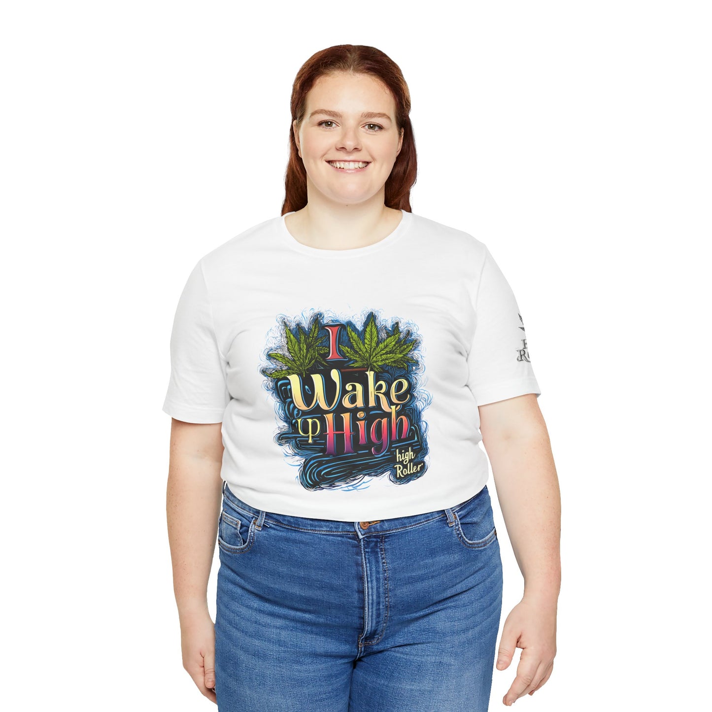 Wake Up High™ | Premium Cannabis Art Tee - Limited Edition | High Roller