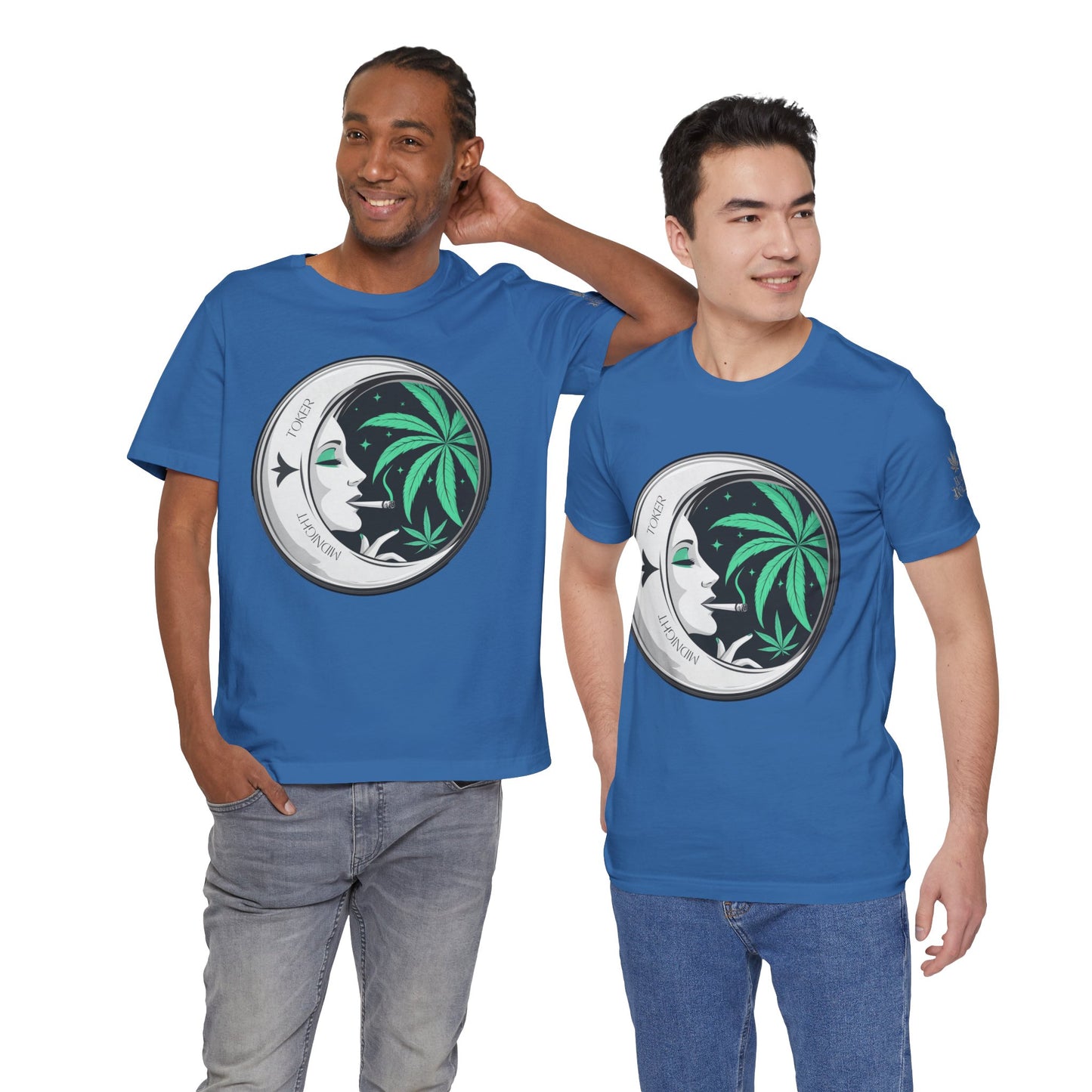 Toker Girl Coin Tee - Vintage Cannabis Portrait Art Design | High Roller