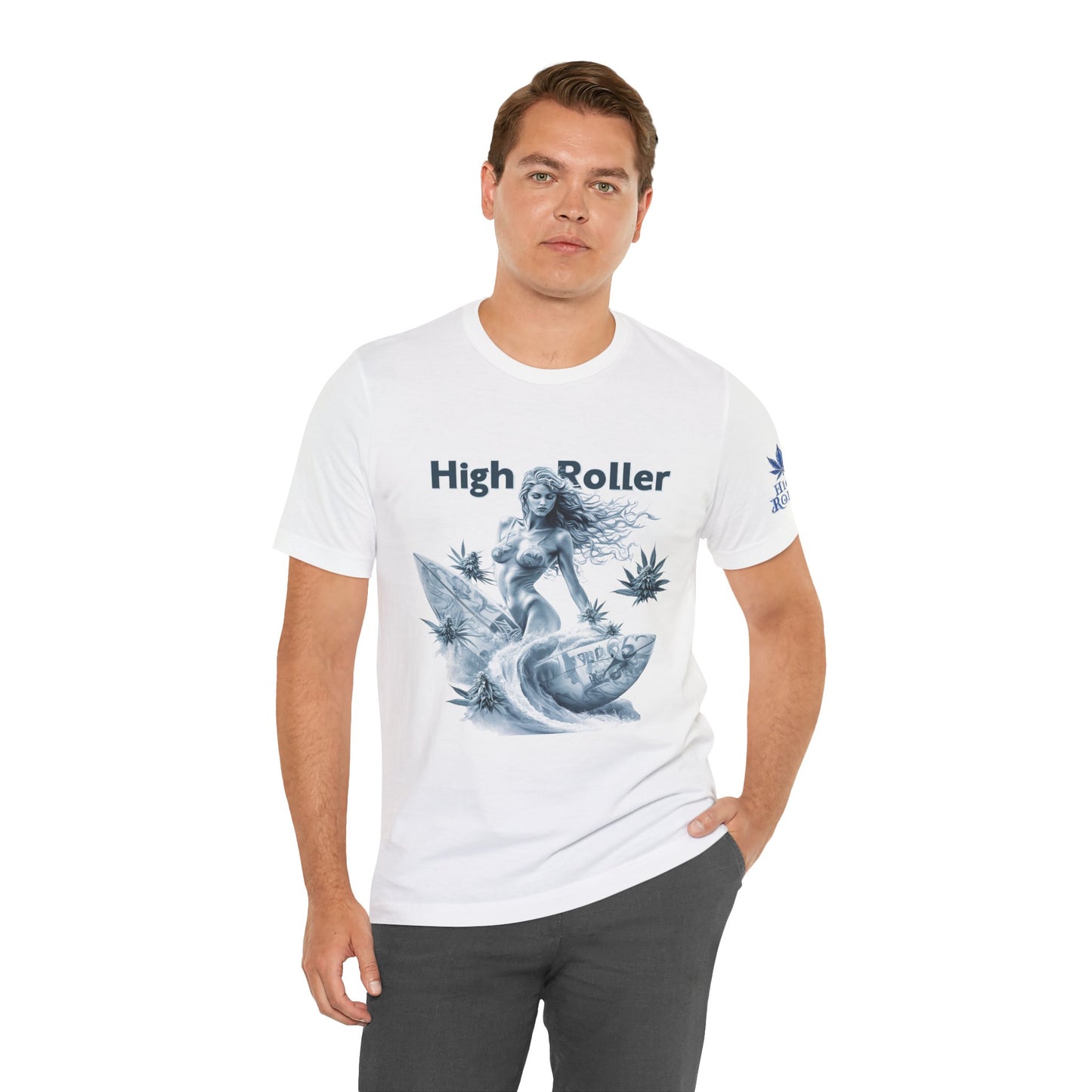 Cannabis Goddess Tee - Feminine Beauty Art Design | High Roller