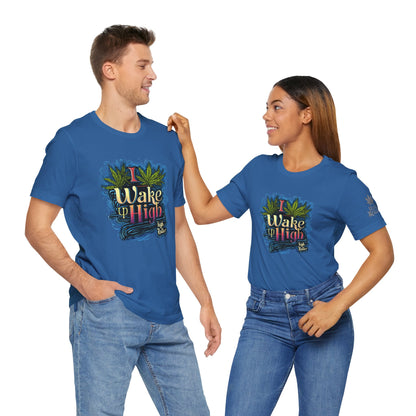 Wake Up High™ | Premium Cannabis Art Tee - Limited Edition | High Roller