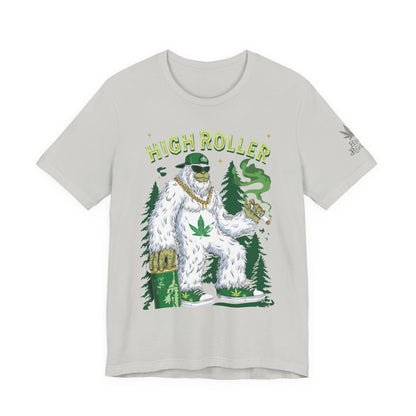 Alpine Yeti HIGH ROLLER T-Shirt - Premium Cannabis Mountain Culture Apparel