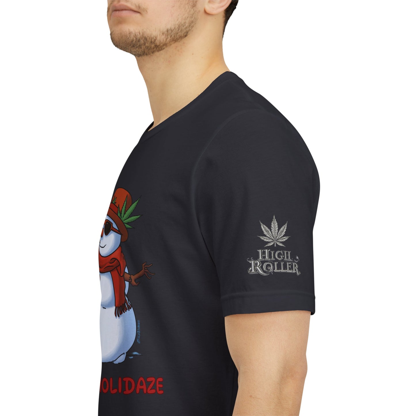 Happy Holidaze Premium Cannabis Christmas T-Shirt