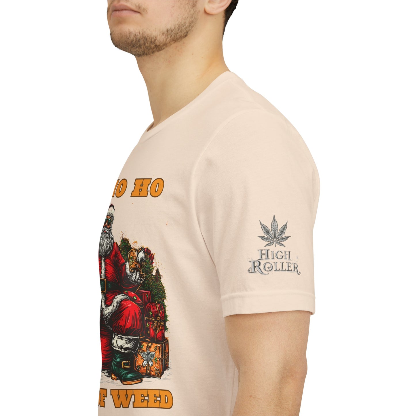 Ho Ho Ho Lot Of Weed Premium Cannabis Christmas T-Shirt