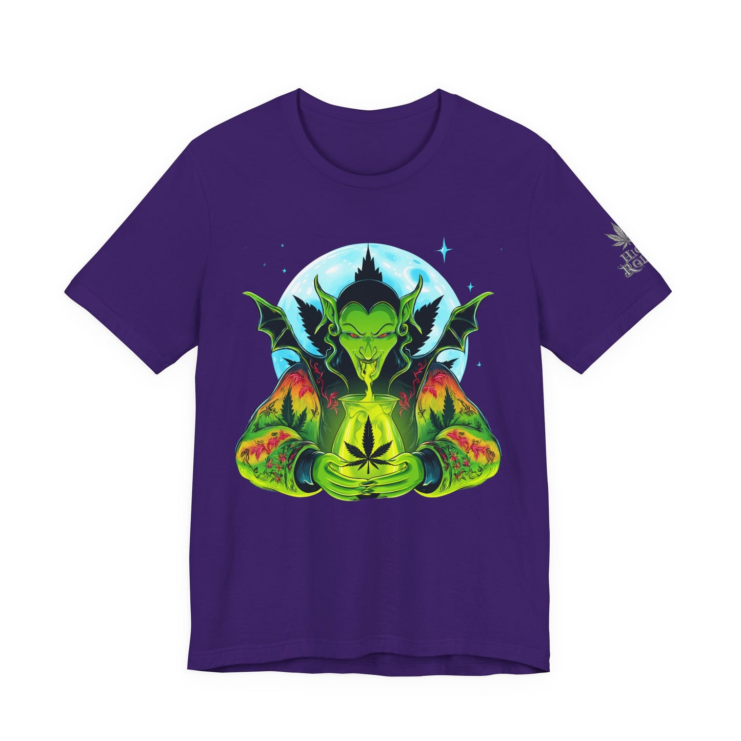 Mystic Dragon Guardian Cannabis Meditation T-Shirt - Premium Psychedelic 420 Apparel