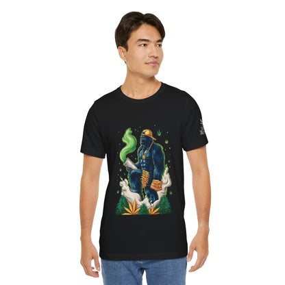 Bigfoot Cannabis Scholar T-Shirt - Premium Sasquatch 420 Lifestyle Apparel