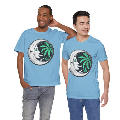 Toker Girl Coin Tee - Vintage Cannabis Portrait Art Design | High Roller