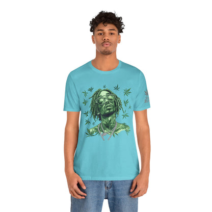 Elevated Vision Green Dream Tee - Premium Airlume Cotton Cannabis Culture Art