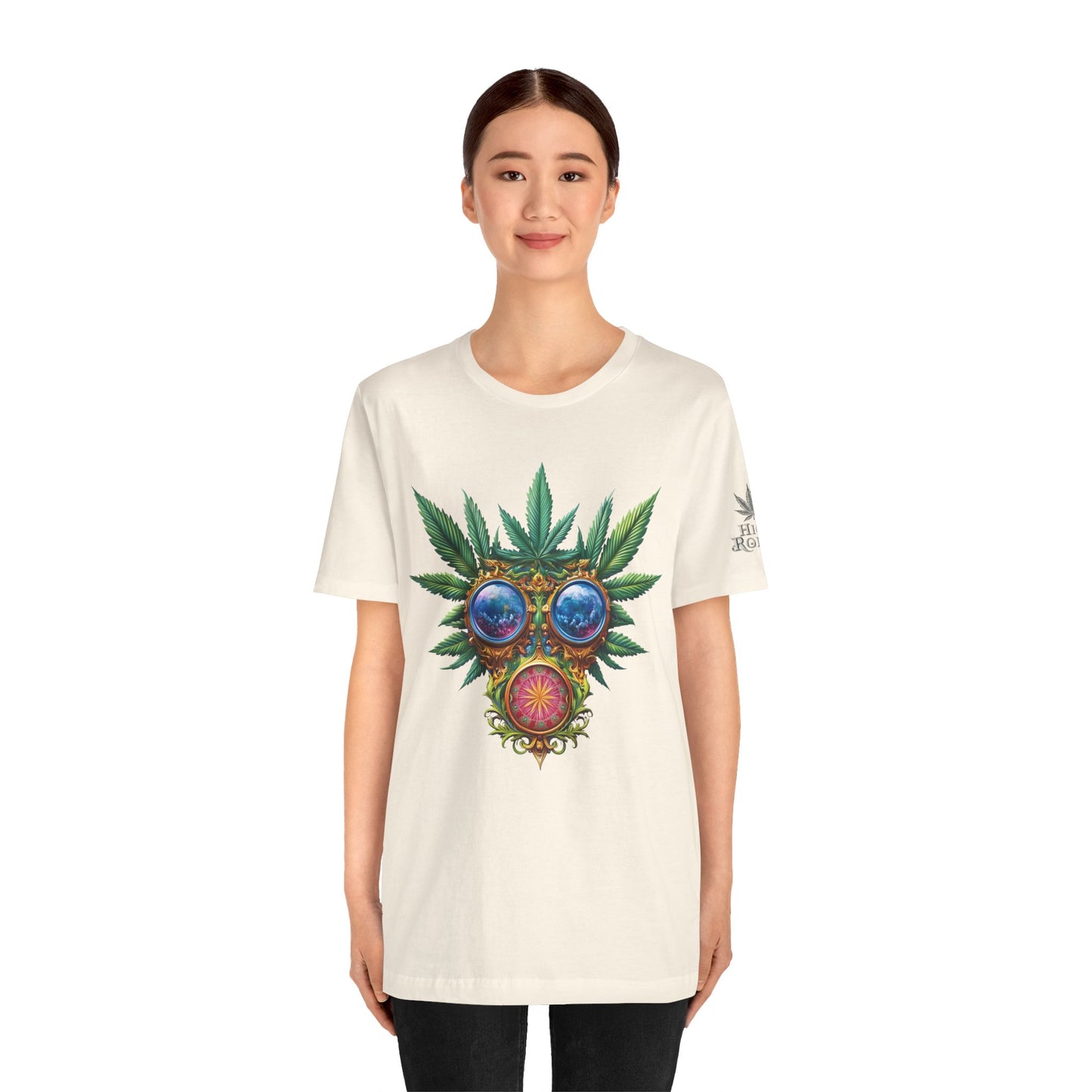 Third Eye Vision T-Shirt - Premium Airlume Cotton Cannabis Kaleidoscope Art Tee