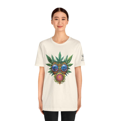 Third Eye Vision T-Shirt - Premium Airlume Cotton Cannabis Kaleidoscope Art Tee