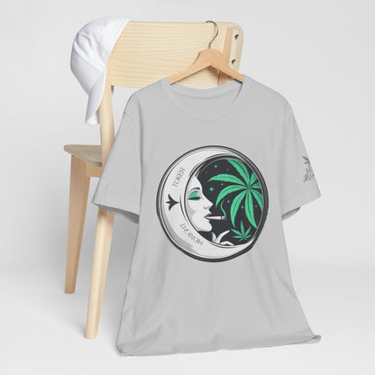 Toker Girl Coin Tee - Vintage Cannabis Portrait Art Design | High Roller