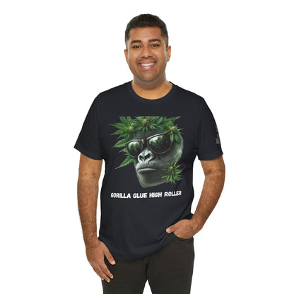 Gorilla Glue Elite Tee - Premium Airlume Cotton Cannabis Strain Culture Black Shirt