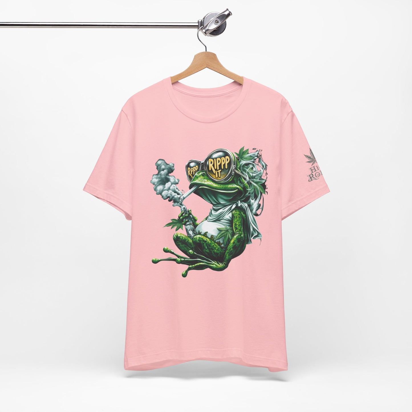 RIPPP IT Cosmic Frog Tee - Premium Airlume Cotton Cannabis Culture Streetwear