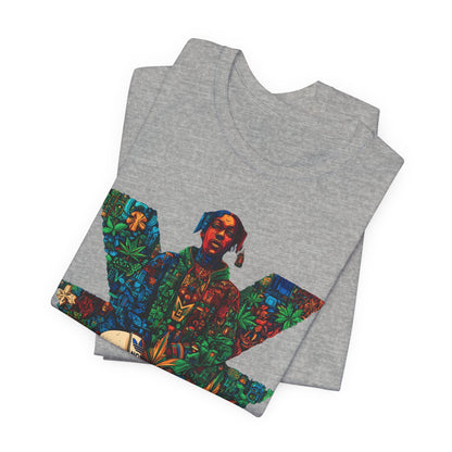 High Roller Trefoil Cannabis Sneaker T-Shirt - Premium 420 Hip-Hop Sneakerhead Street Culture Botanical Art Apparel