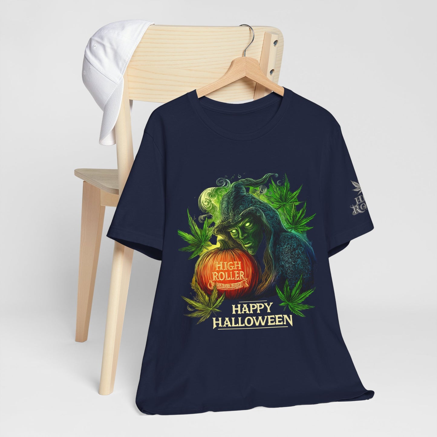 Cannabis Witch's Brew Halloween T-Shirt - Premium Spooky 420 Black Edition Apparel"