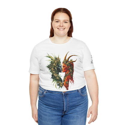 Sacred Union T-Shirt - Premium Airlume Cotton Cannabis Spirits Fantasy Art Tee