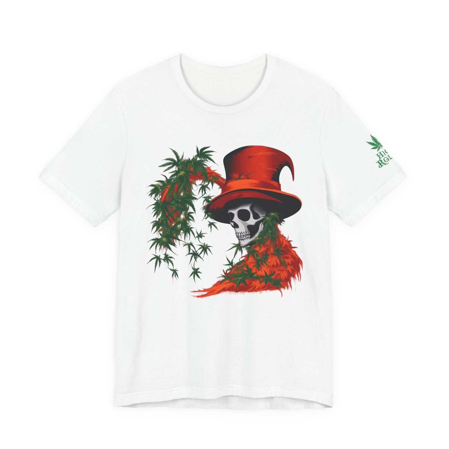 Top Hat Skull Tee - Premium Airlume Cotton Cannabis Culture Victorian Gothic Art