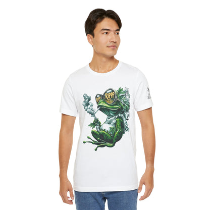 RIPPP IT Cosmic Frog Tee - Premium Airlume Cotton Cannabis Culture Streetwear