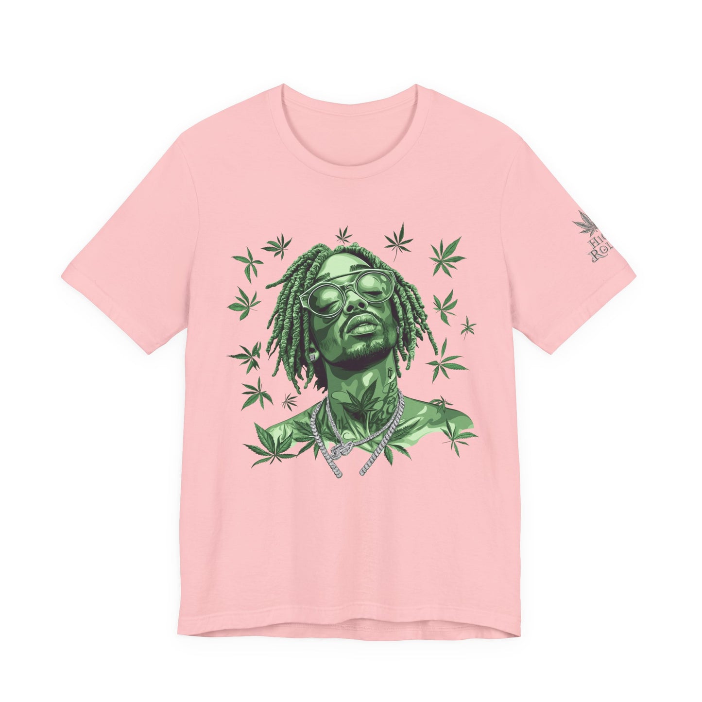 Elevated Vision Green Dream Tee - Premium Airlume Cotton Cannabis Culture Art