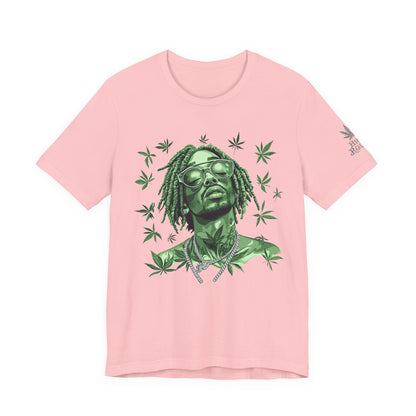 Elevated Vision Green Dream Tee - Premium Airlume Cotton Cannabis Culture Art