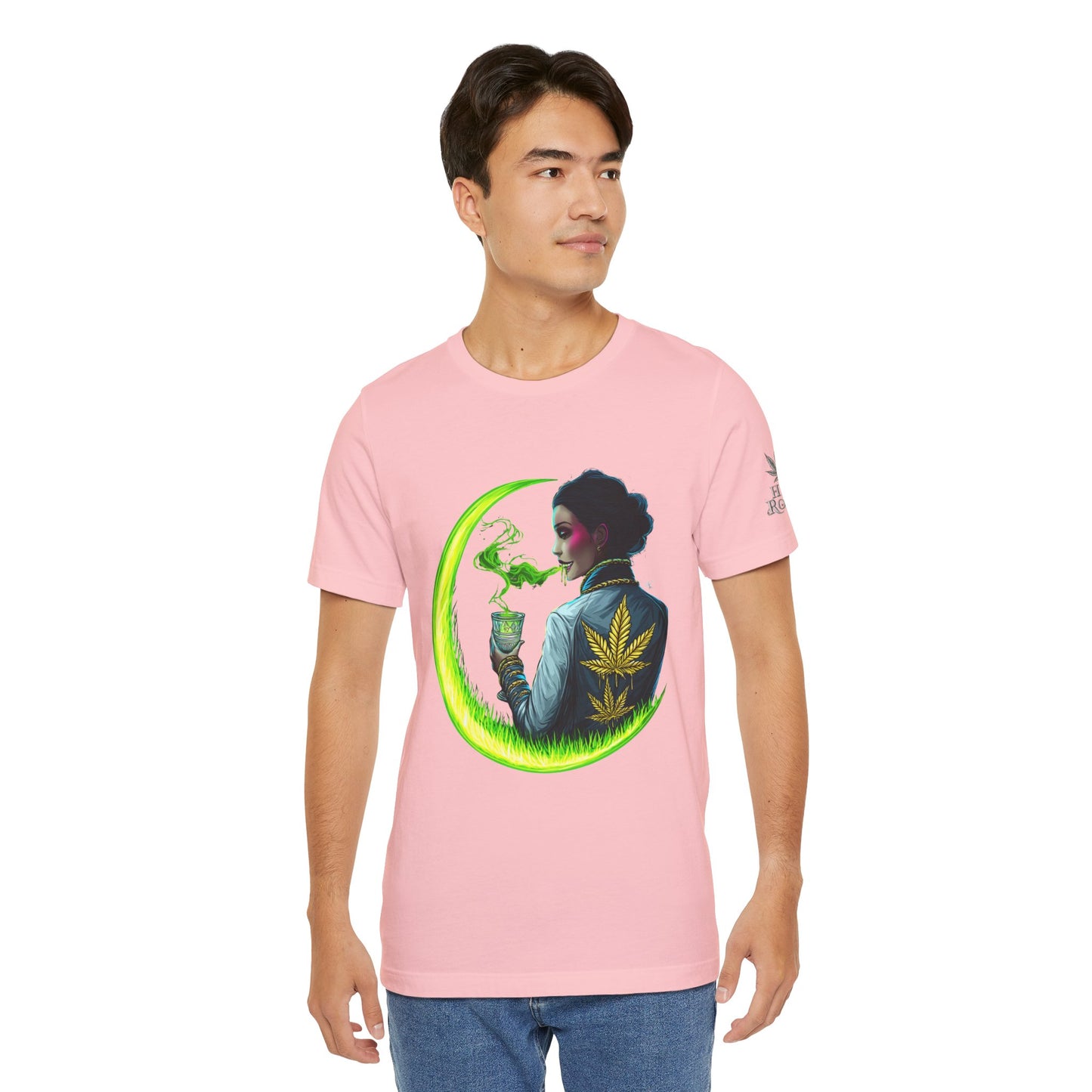 Cannabis Queen Commander T-Shirt - Premium Afrofuturistic 420 Lifestyle Apparel"