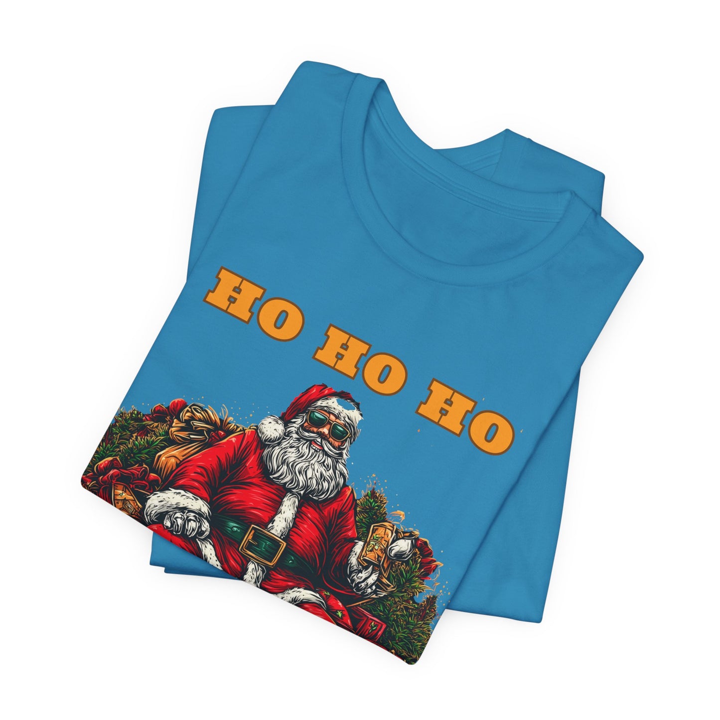 Ho Ho Ho Lot Of Weed Premium Cannabis Christmas T-Shirt