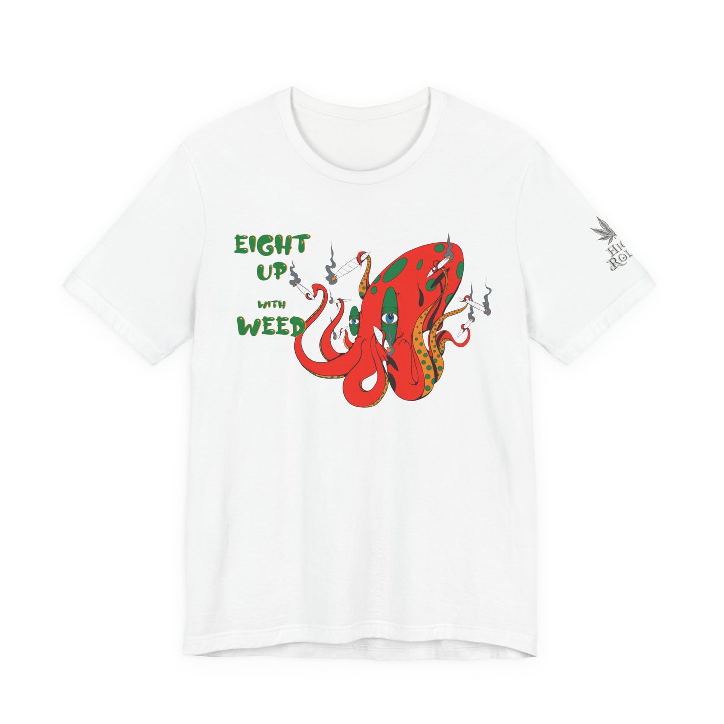 Eight Up Octopus Tee - Premium Airlume Cotton Cannabis Culture Streetwear