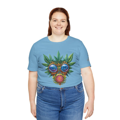 Third Eye Vision T-Shirt - Premium Airlume Cotton Cannabis Kaleidoscope Art Tee