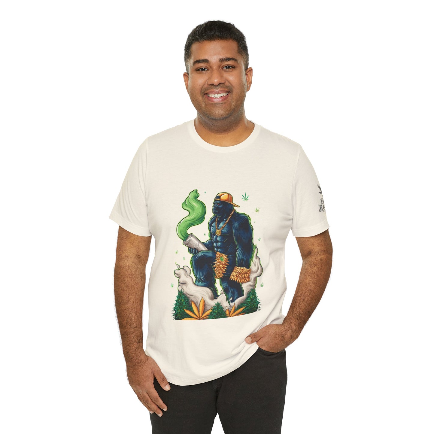 Bigfoot Cannabis Scholar T-Shirt - Premium Sasquatch 420 Lifestyle Apparel
