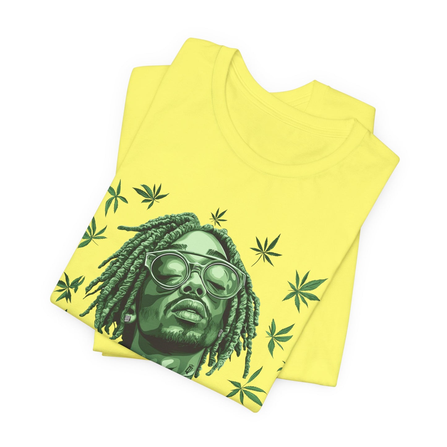 Elevated Vision Green Dream Tee - Premium Airlume Cotton Cannabis Culture Art