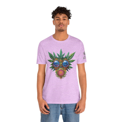 Third Eye Vision T-Shirt - Premium Airlume Cotton Cannabis Kaleidoscope Art Tee