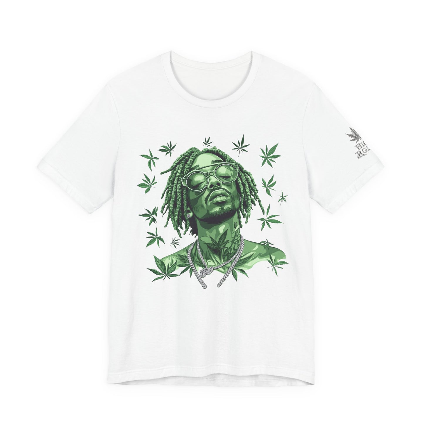Elevated Vision Green Dream Tee - Premium Airlume Cotton Cannabis Culture Art