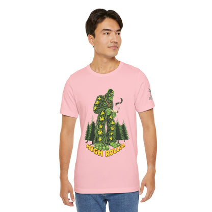 Cannabis Sasquatch Forest King T-Shirt - Premium Bigfoot 420 Lifestyle Apparel"