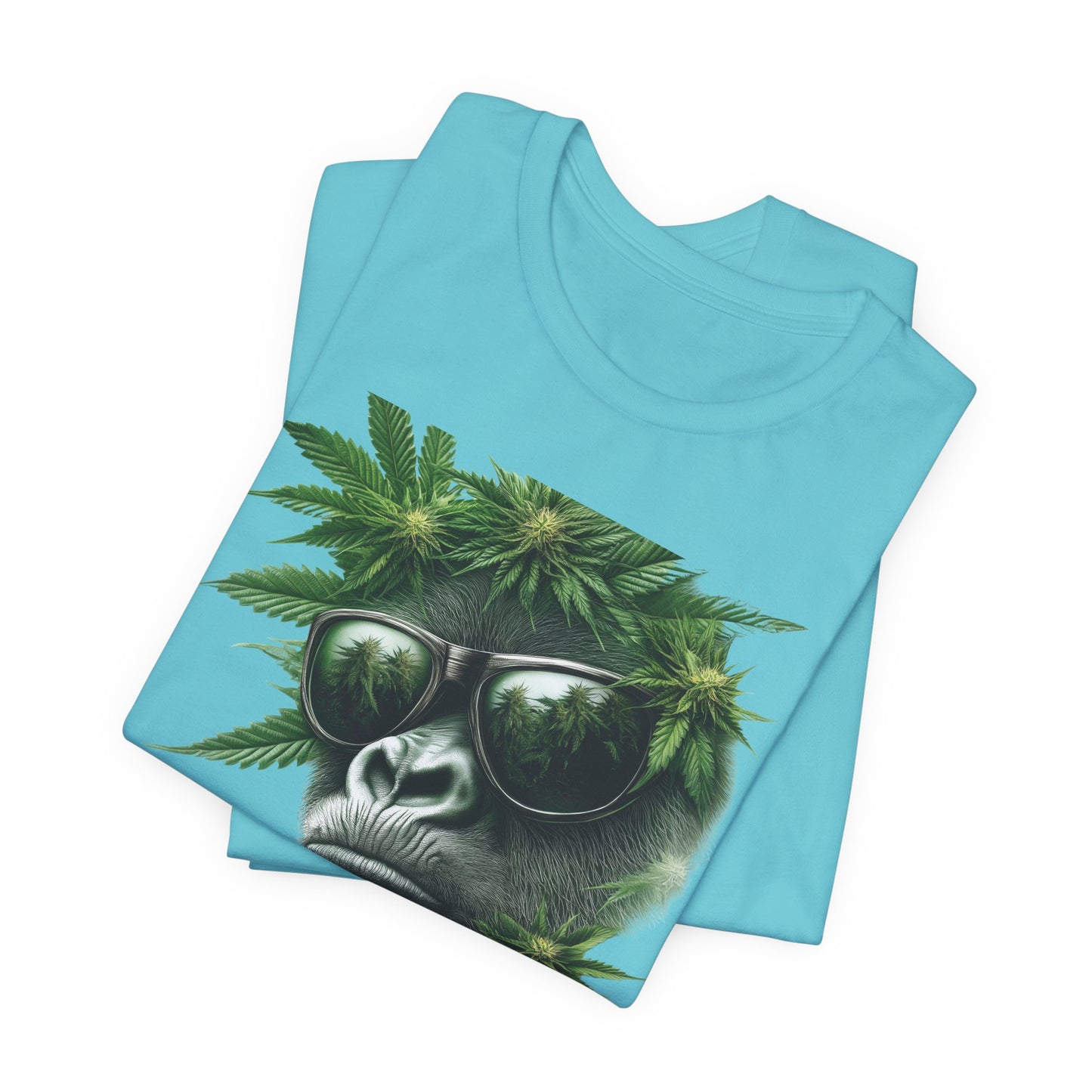 Gorilla Glue Elite Tee - Premium Airlume Cotton Cannabis Strain Culture Black Shirt