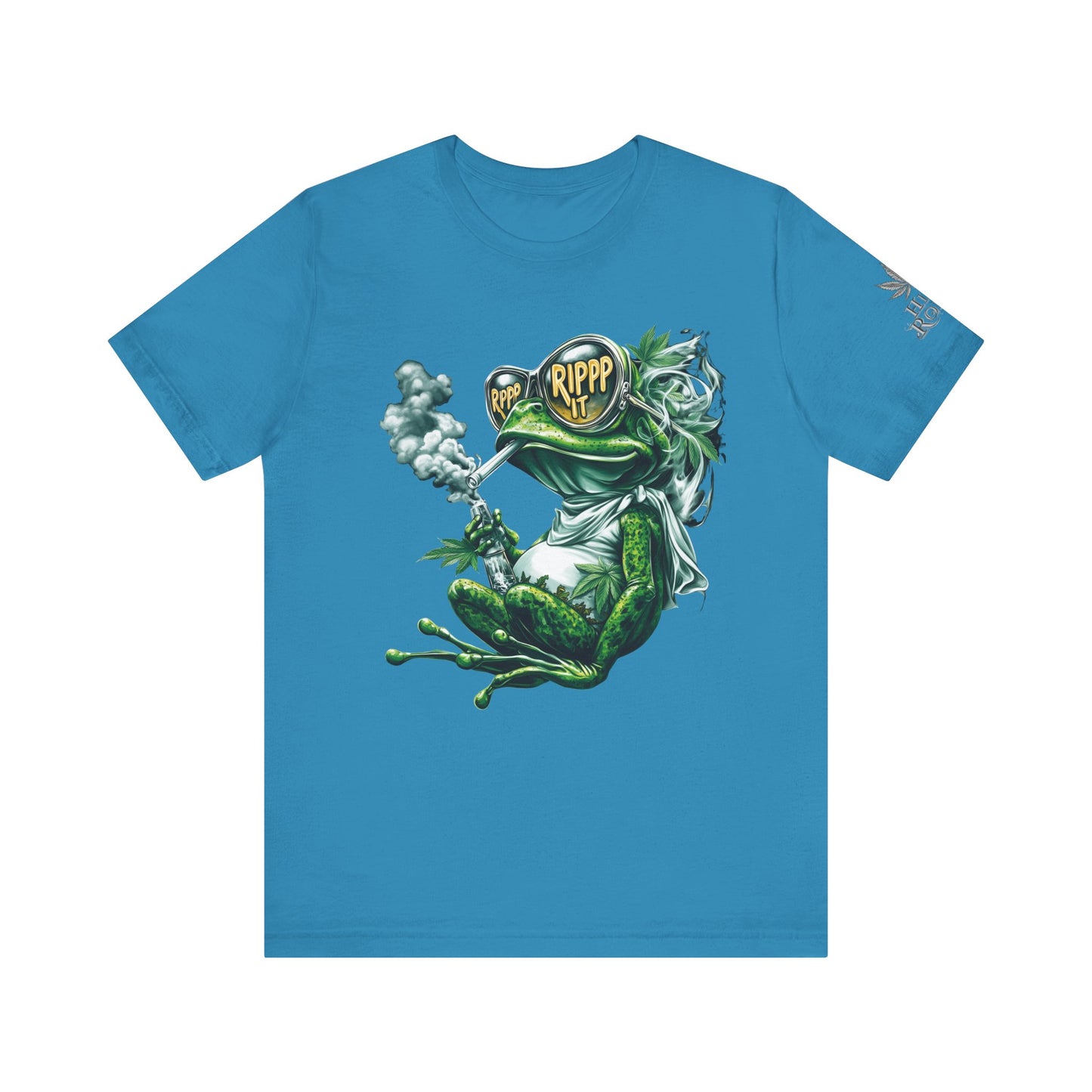 RIPPP IT Cosmic Frog Tee - Premium Airlume Cotton Cannabis Culture Streetwear