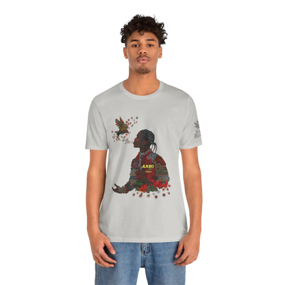 High Roller ANSO Freedom Eagle Cannabis T-Shirt - Premium 420 Artistic Double Exposure Urban Culture Liberation Apparel