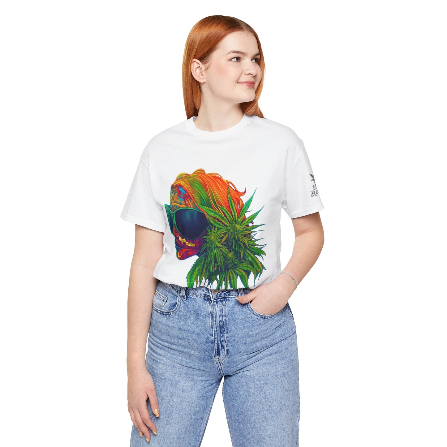 Neon Dreams Tee - Premium Airlume Cotton Cannabis Culture Psychedelic Profile Art