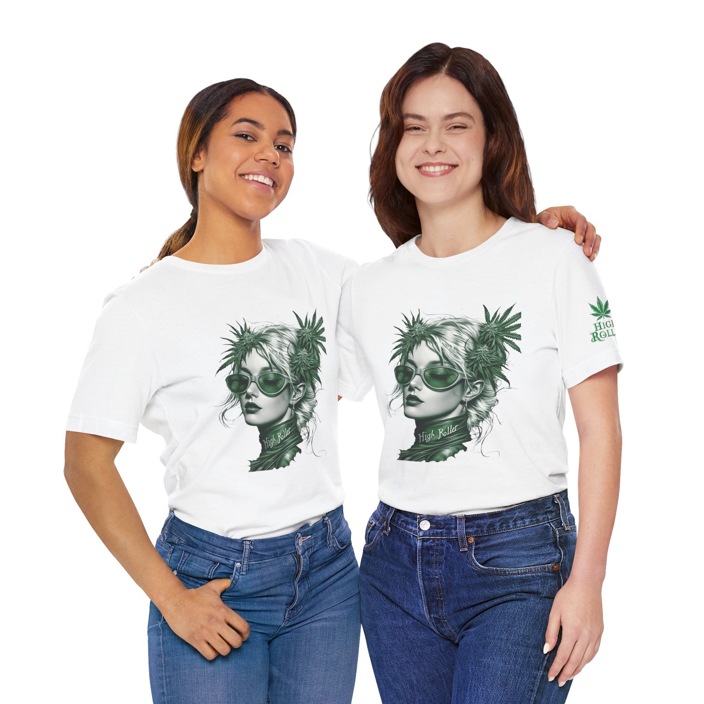 HIGH ROLLER CANNABIS GODDESS T-SHIRT