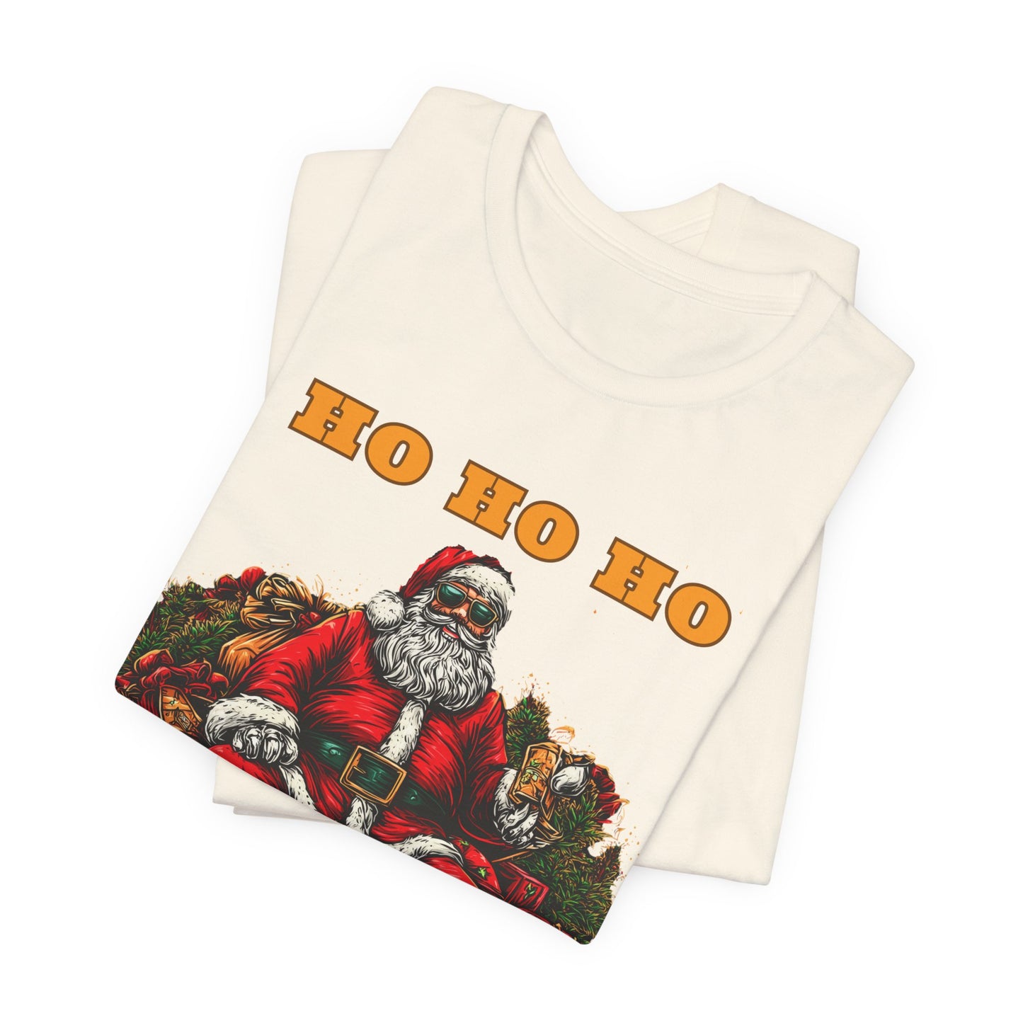 Ho Ho Ho Lot Of Weed Premium Cannabis Christmas T-Shirt