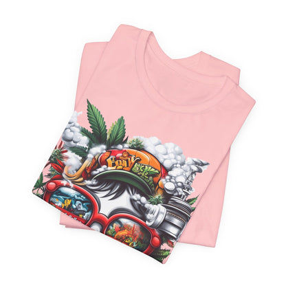 Vision Quest T-Shirt - Premium Airlume Cotton Cannabis Goddess Psychedelic Art Tee