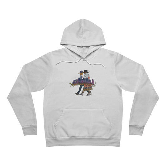 Urban Cannabis Walkers - City Skyline 420 Unisex Pullover Hoodie