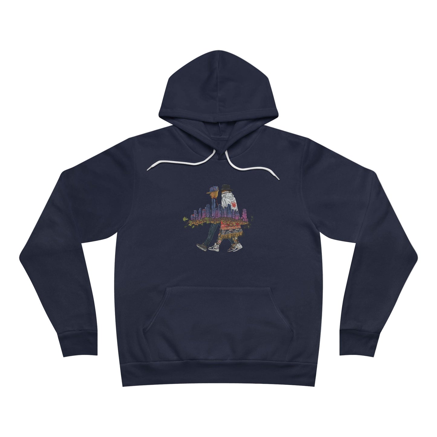 Urban Cannabis Walkers - City Skyline 420 Unisex Pullover Hoodie
